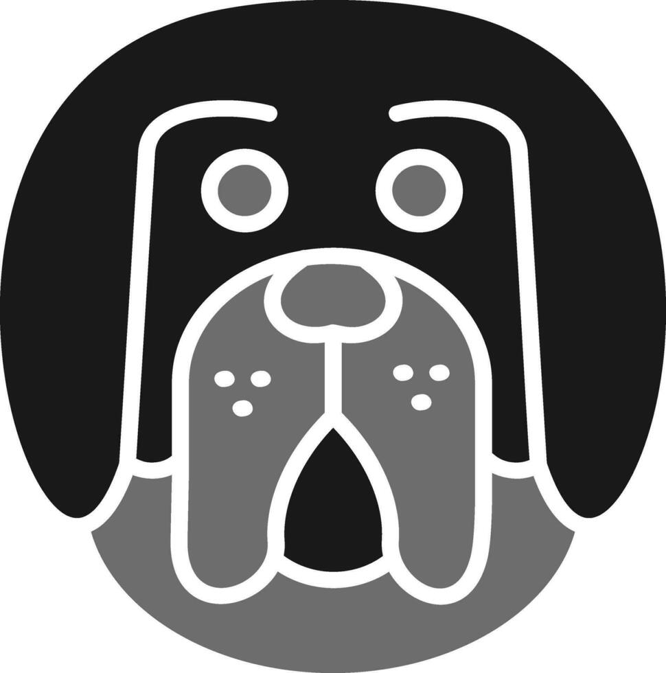 tibetano mastín vector icono