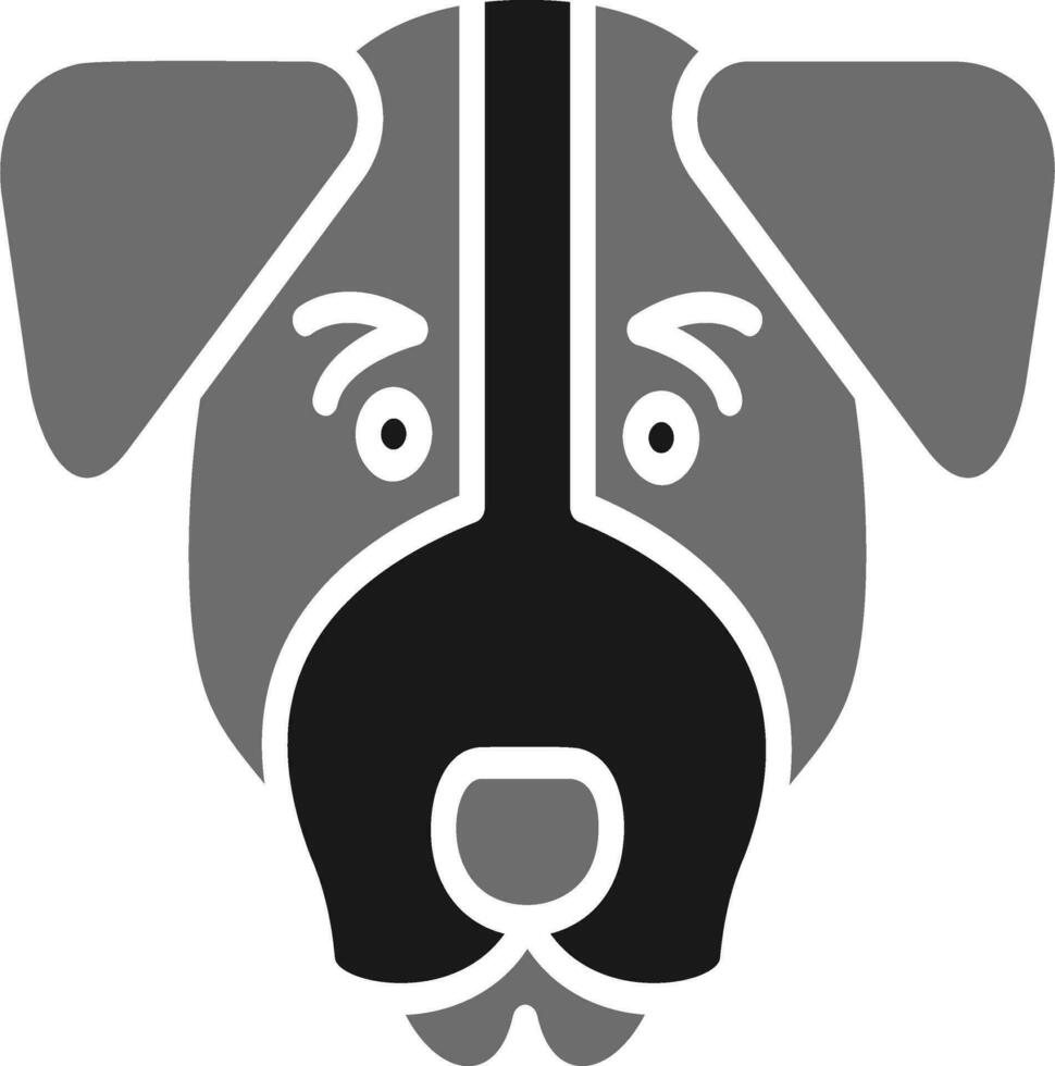 Jack Russell terrier vector icono