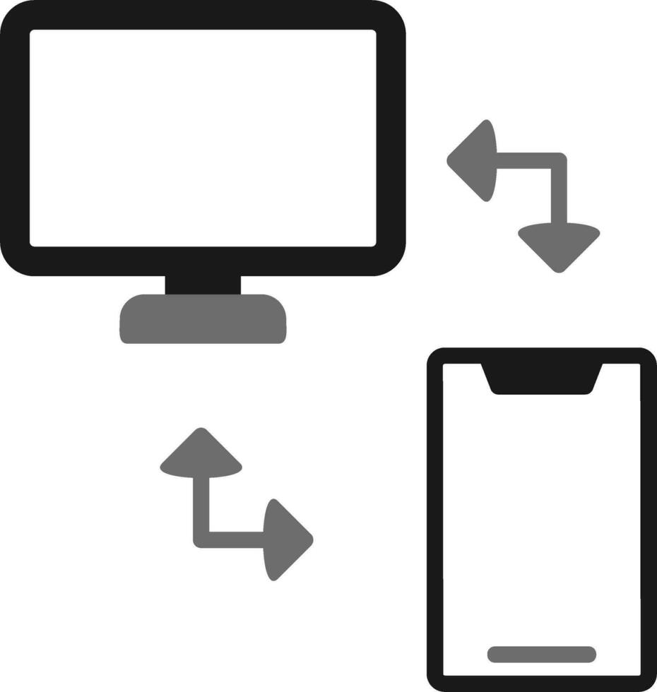 icono de vector de transferencia de archivos