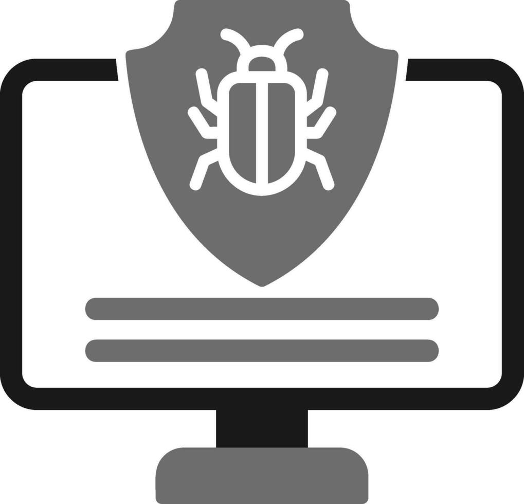 icono de vector de antivirus