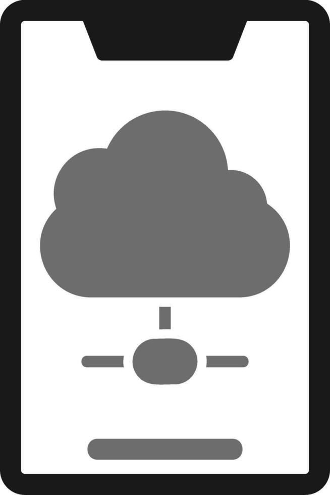 Cloud Data Vector Icon