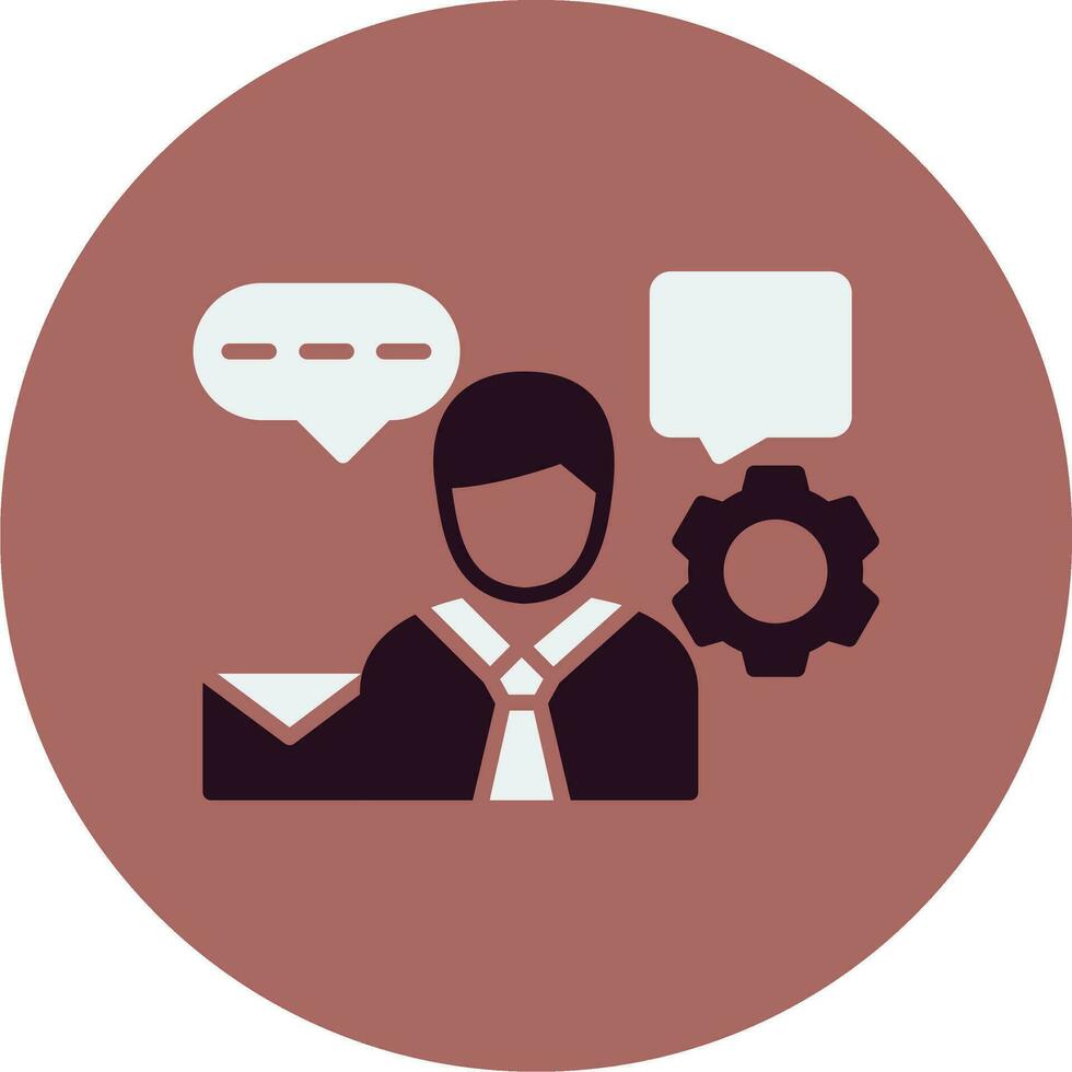 Client Support Vector Icon