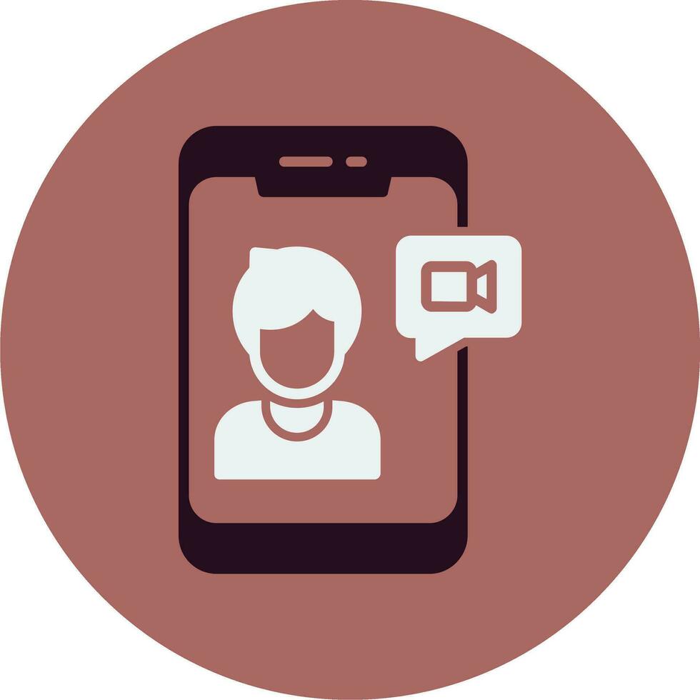 Video Call Vector Icon