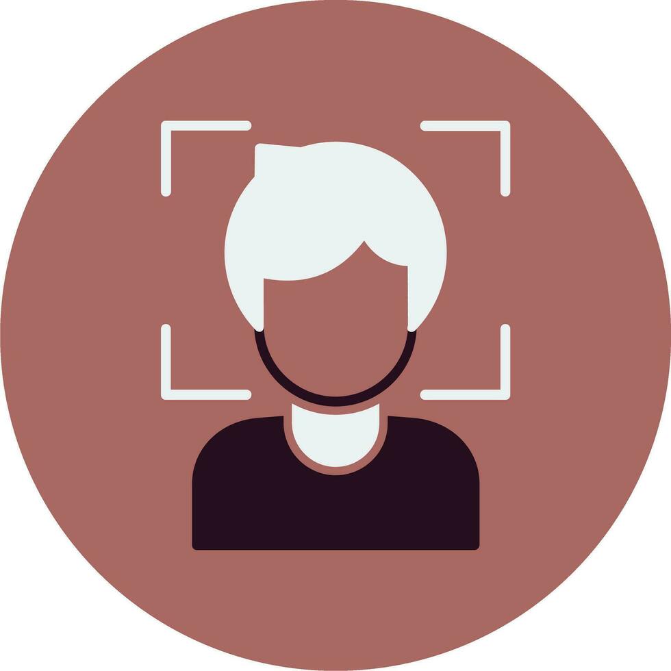 Face Scanner Vector Icon