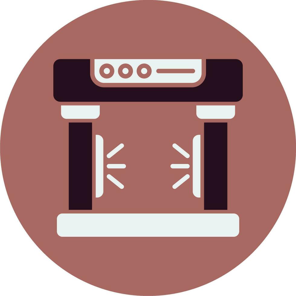 Metal Detector Vector Icon