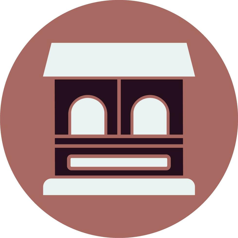 Ticket Office Vector Icon
