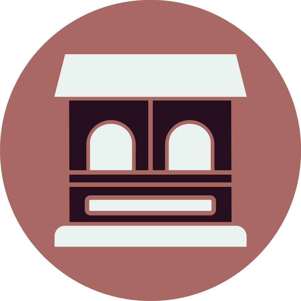 Ticket Office Vector Icon