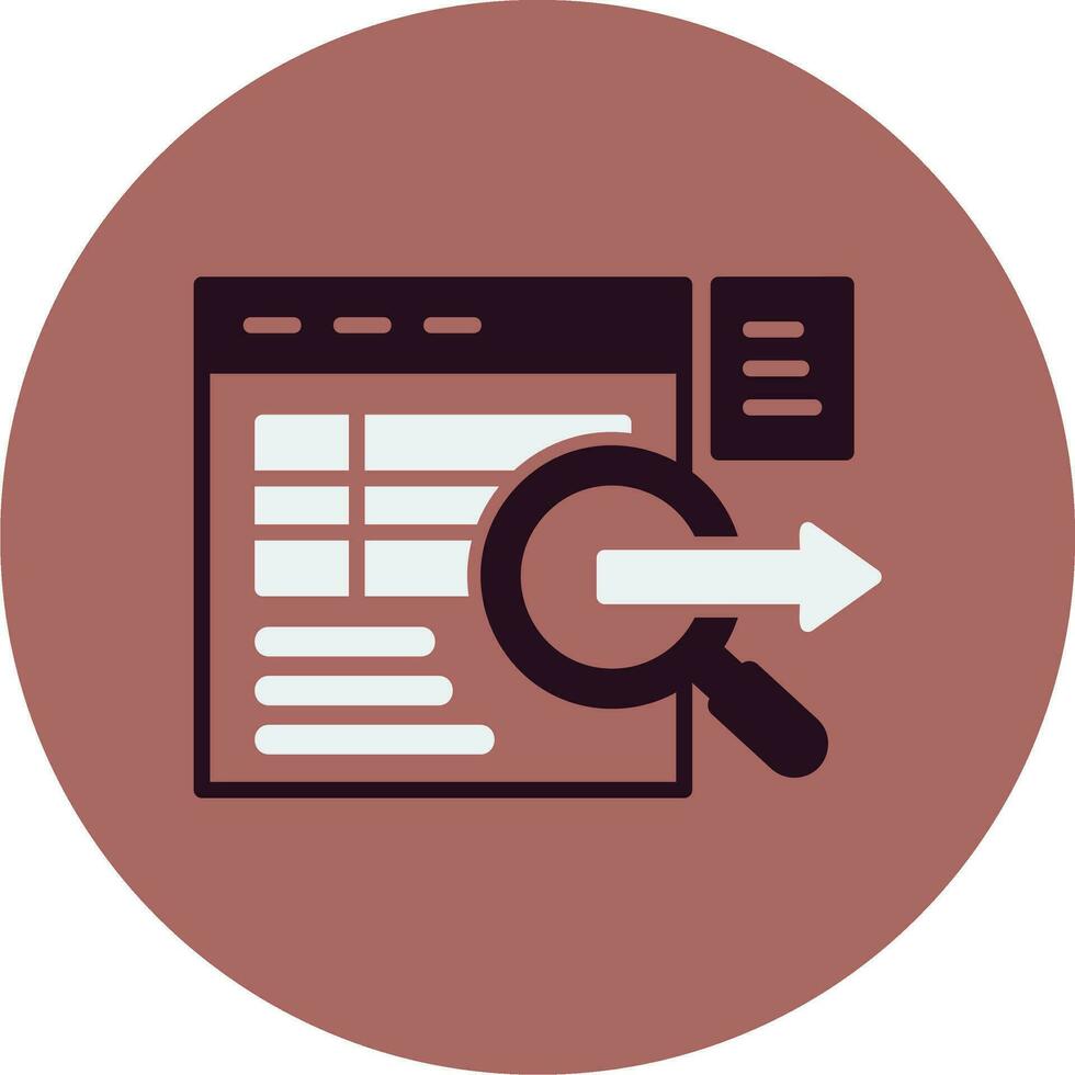 Data Query Vector Icon