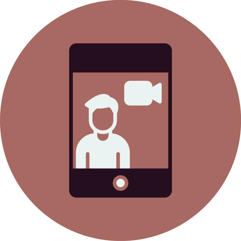 Videocall Vector Icon