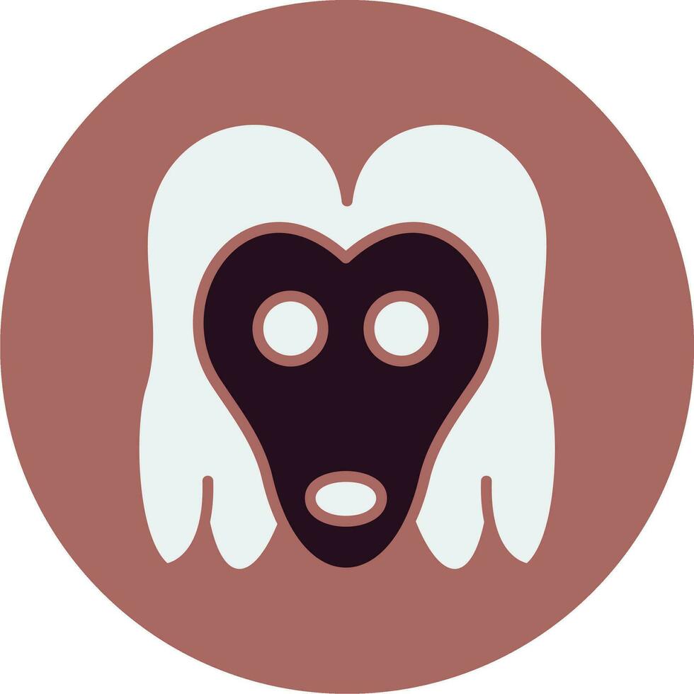 Afghan Hound Vector Icon