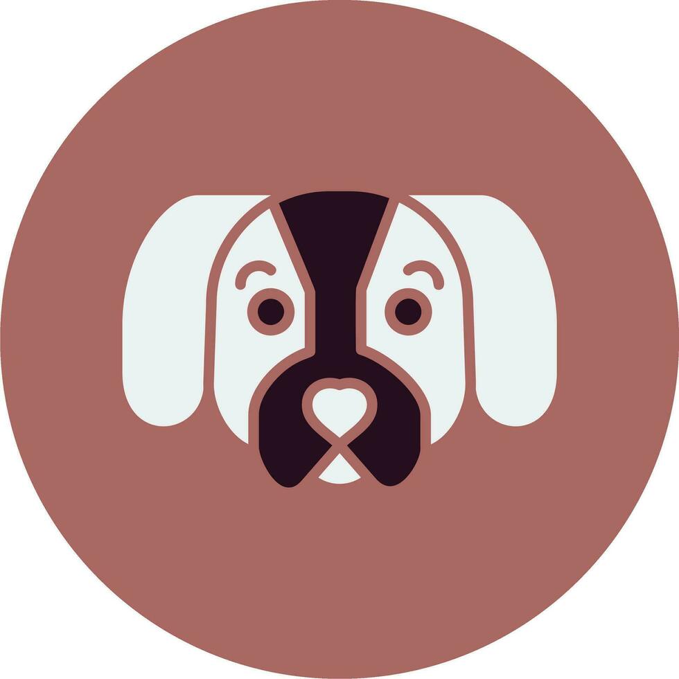 perro tejonero vector icono