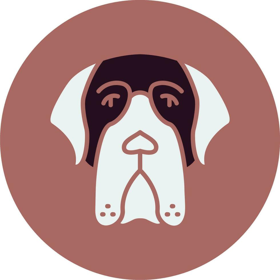 Saint Bernard Vector Icon