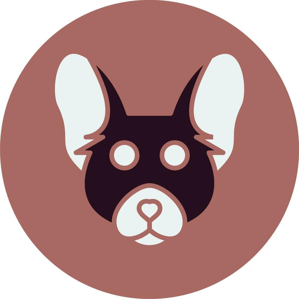 chihuahua vector icono