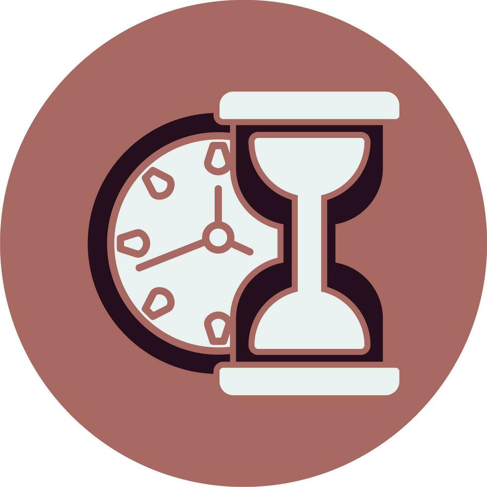 icono de vector de reloj de arena