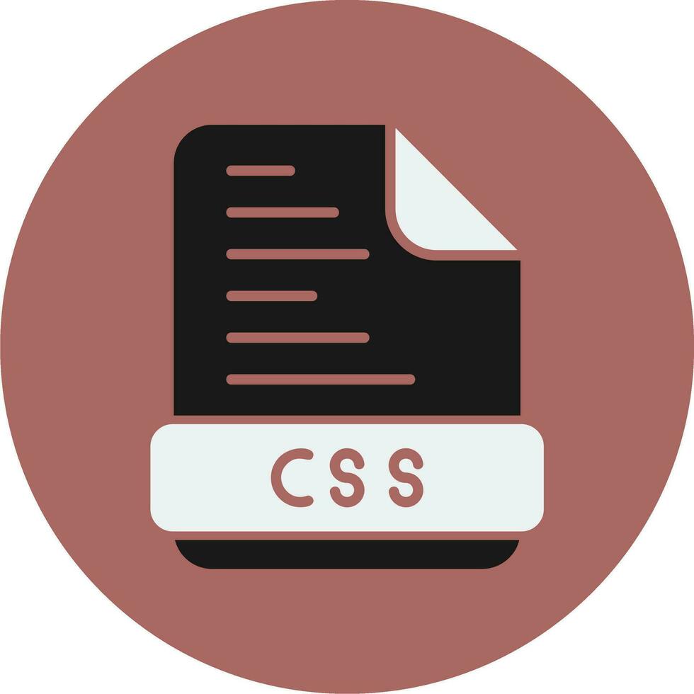 CSS File Vector Icon