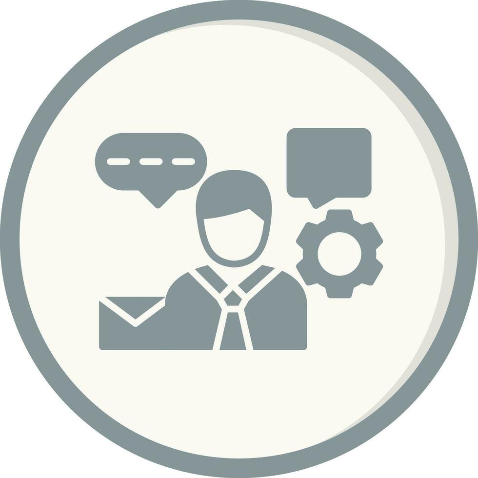 Client Support Vector Icon