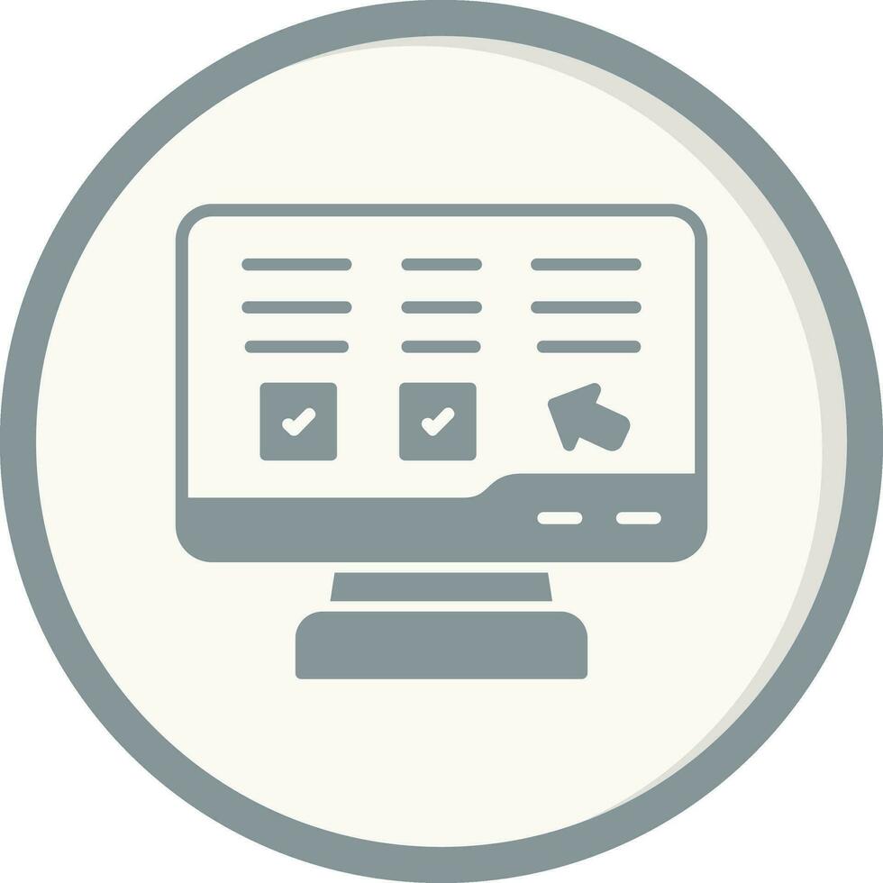 Online Lesson Vector Icon