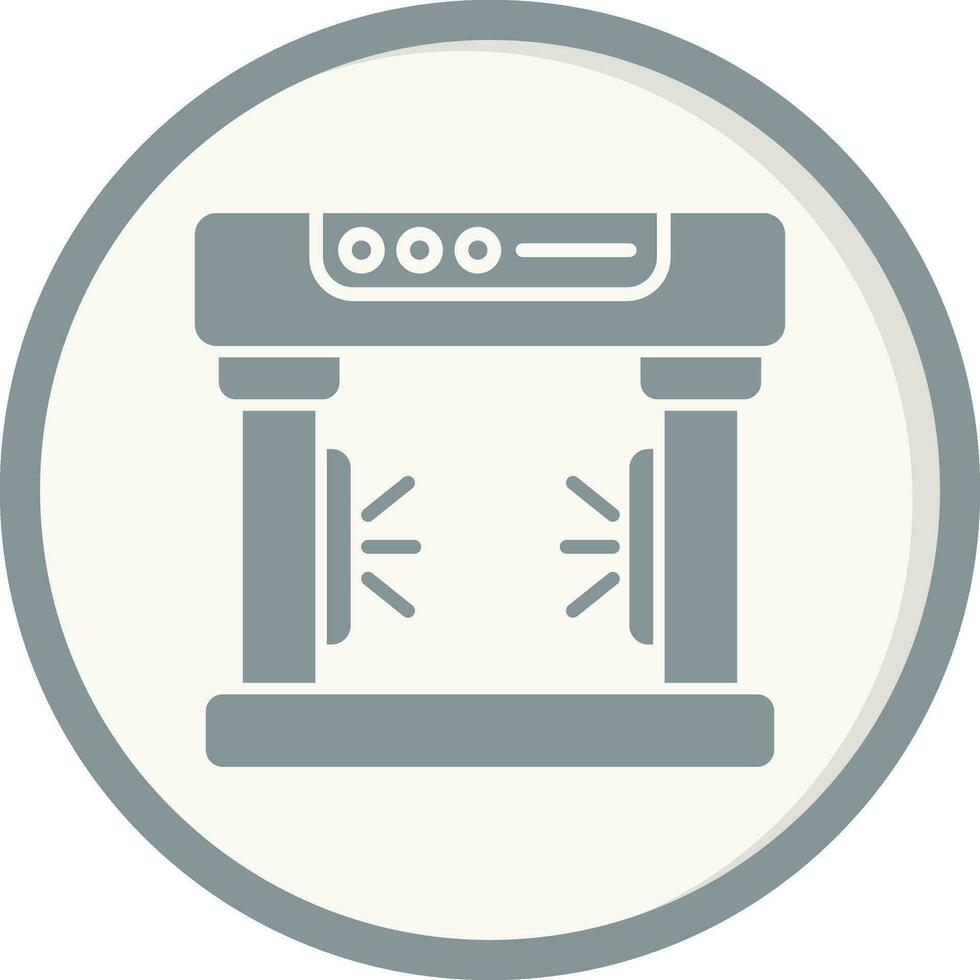 Metal Detector Vector Icon
