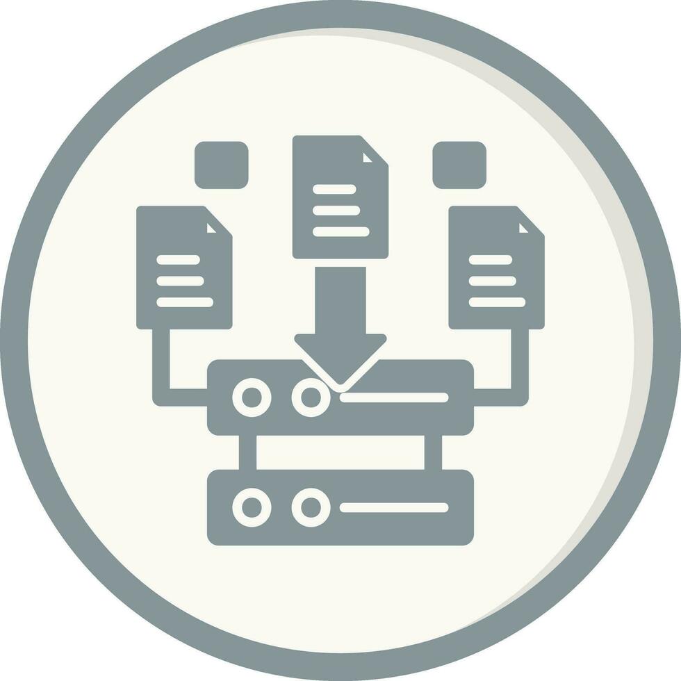 Data Collecting Vector Icon