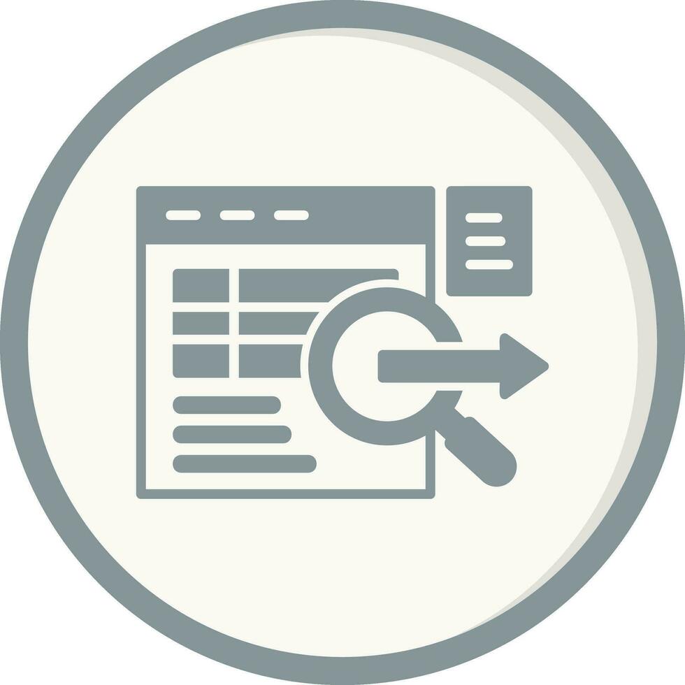 Data Query Vector Icon