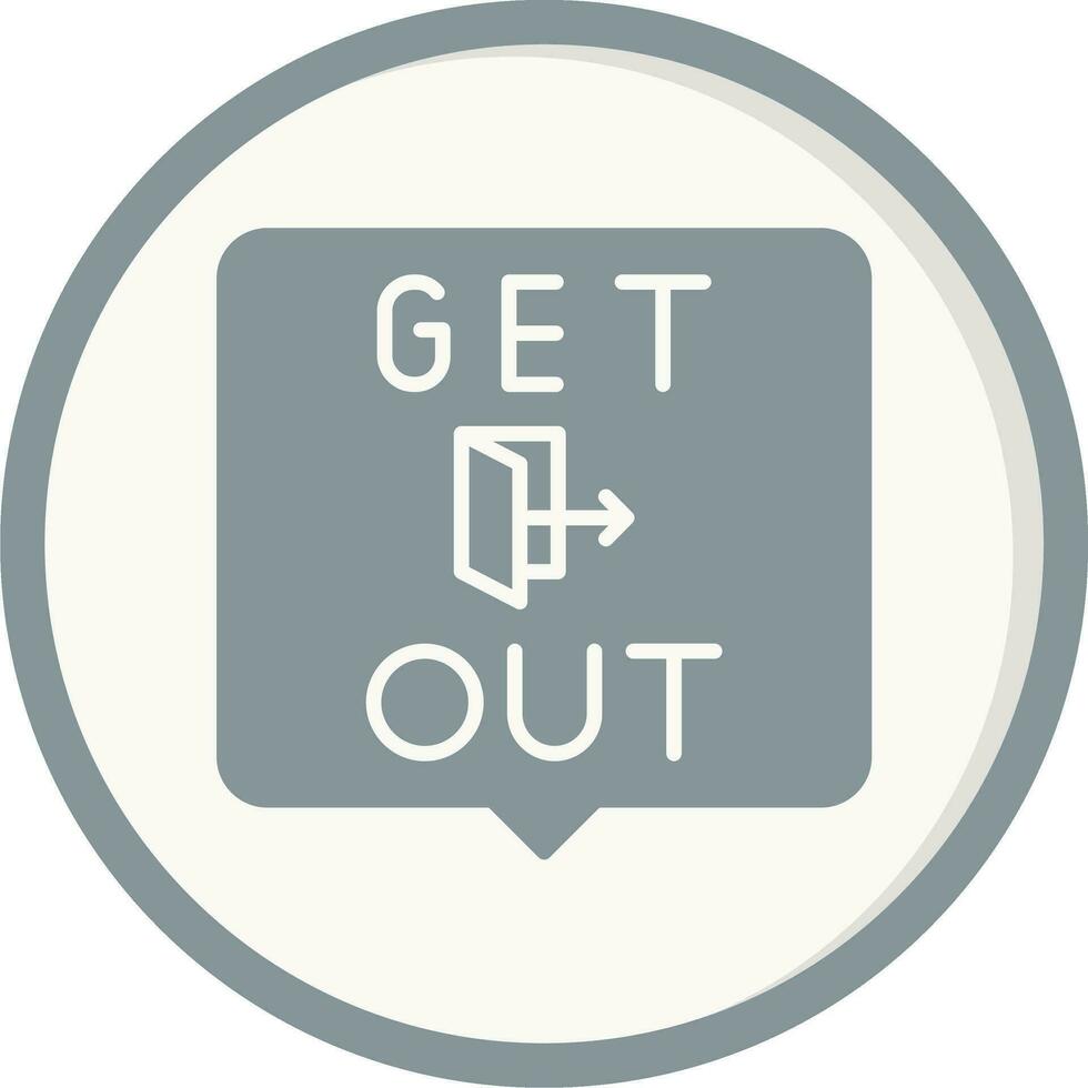 Get Out Vector Icon