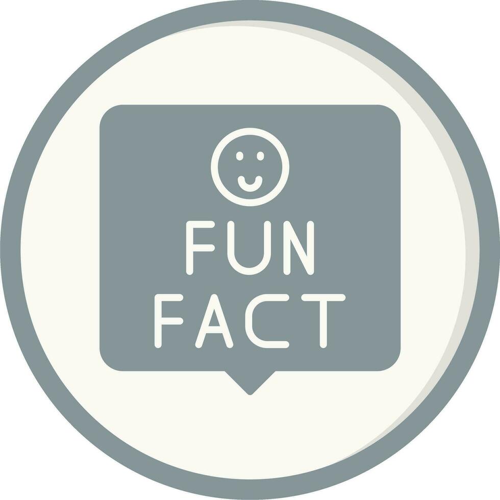 Fun Fact Vector Icon