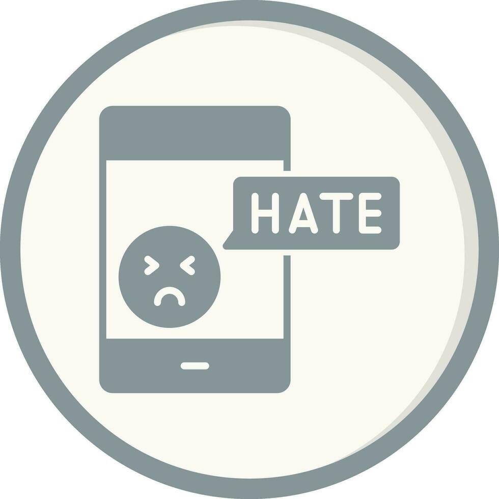 Hate Vector Icon