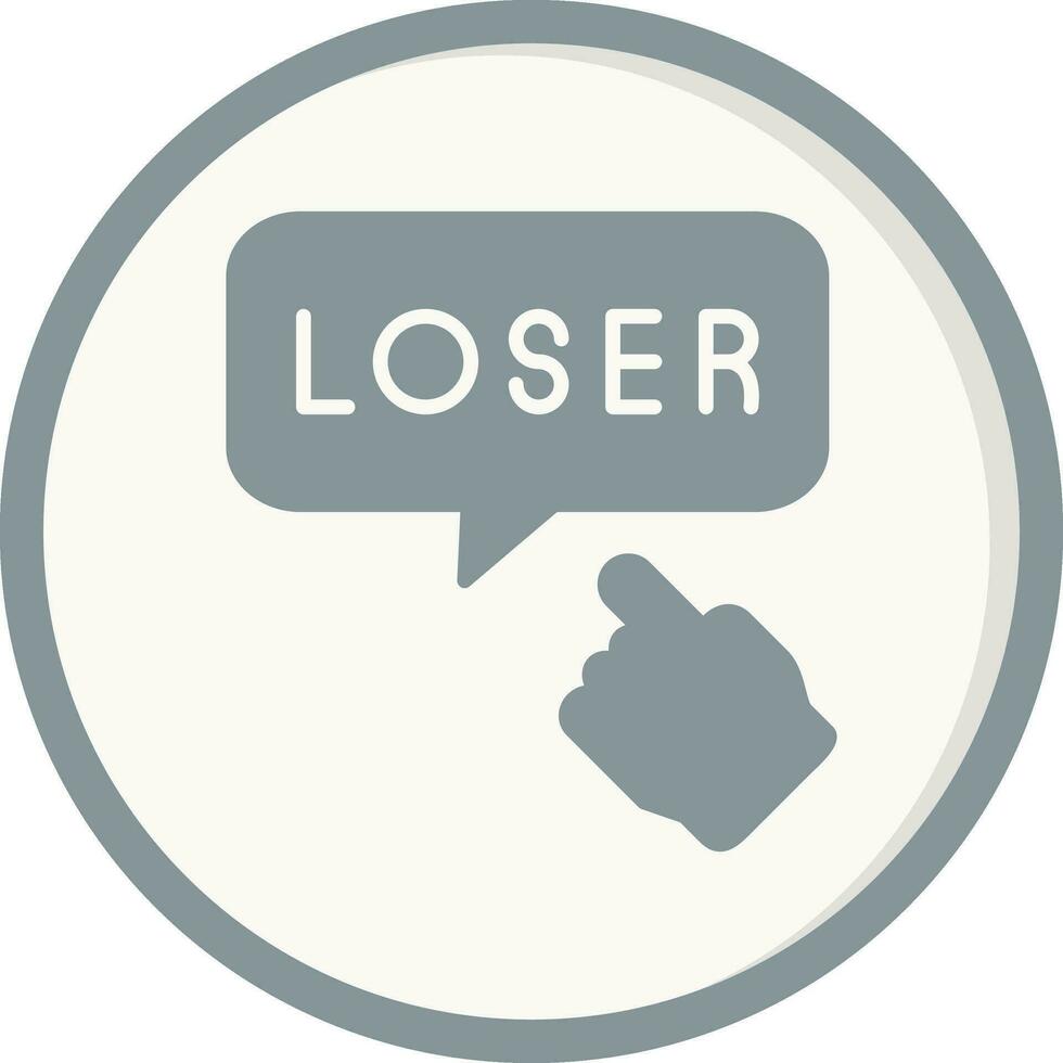 Loser Vector Icon