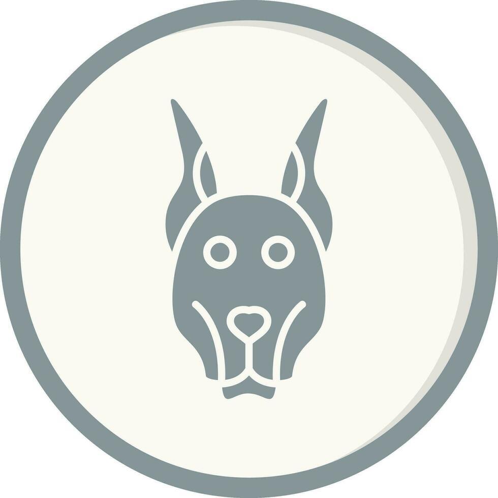 Doberman Vector Icon