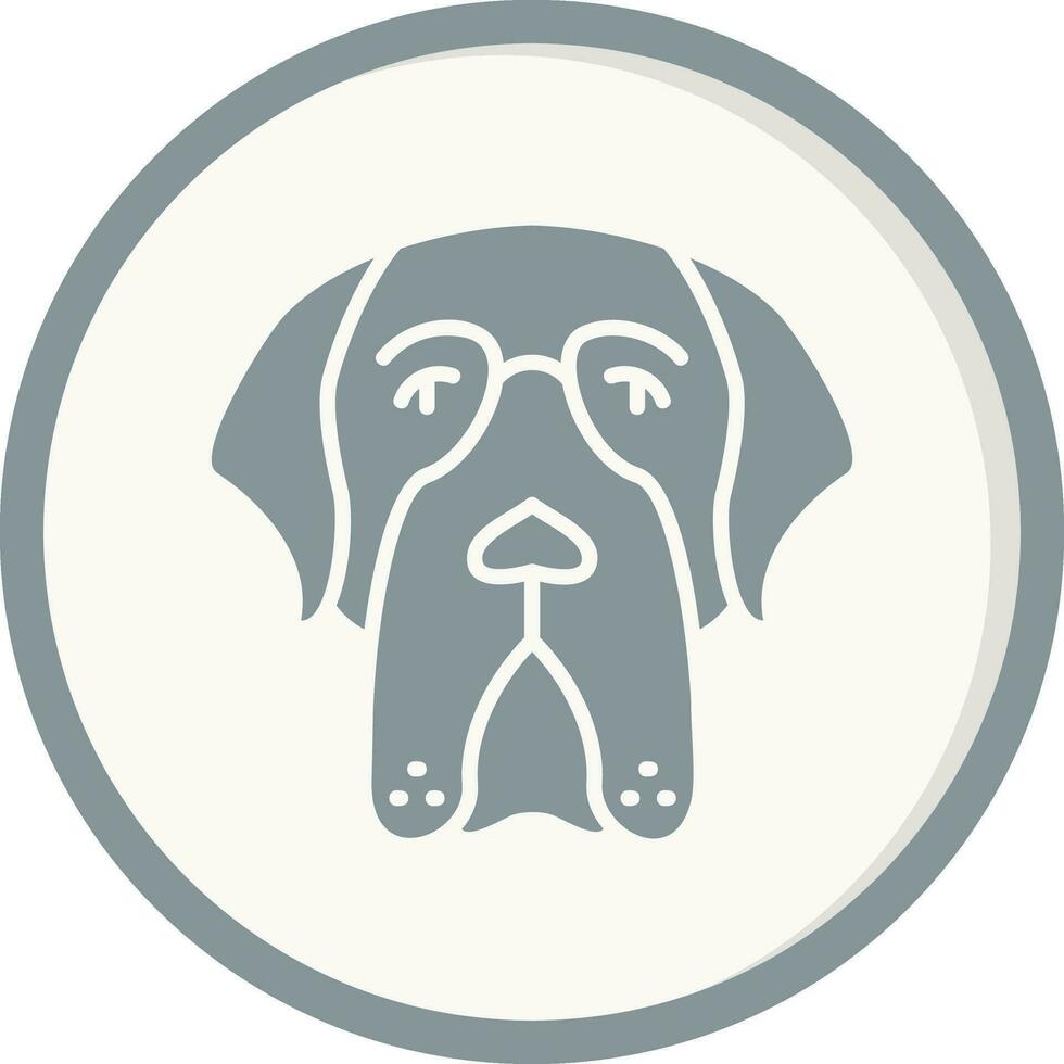 Saint Bernard Vector Icon