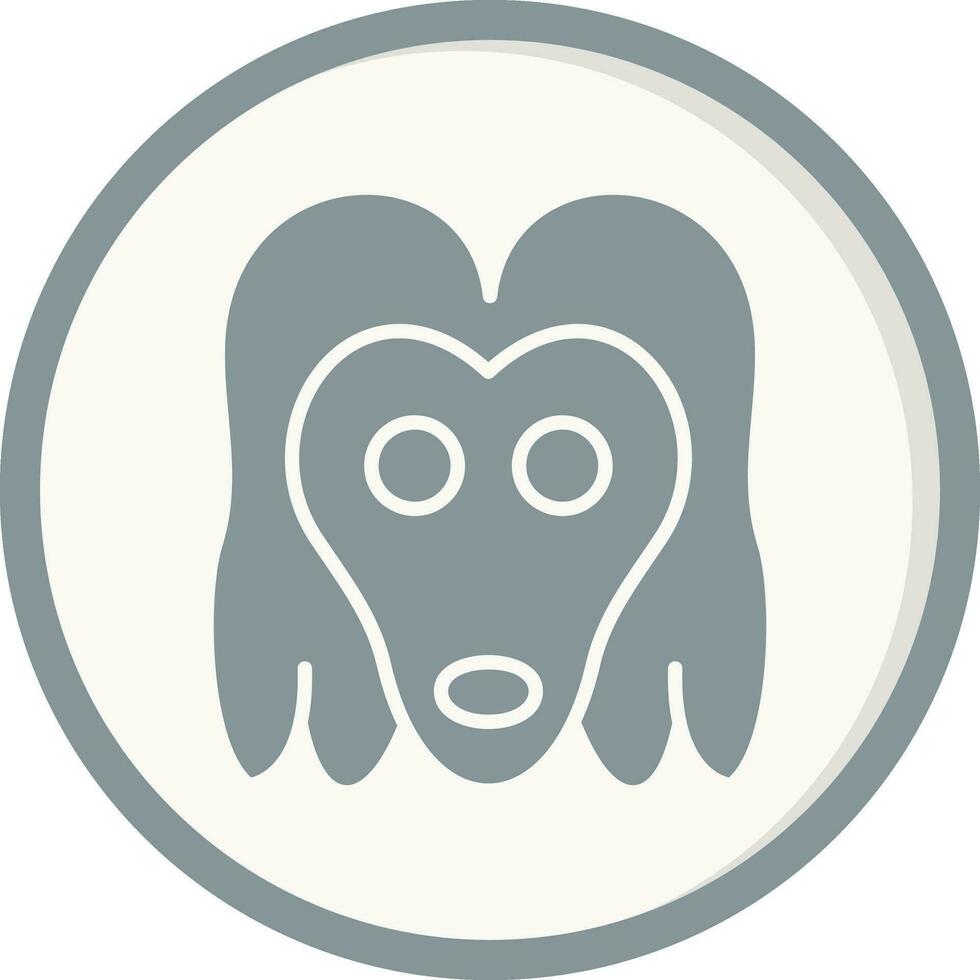 Afghan Hound Vector Icon