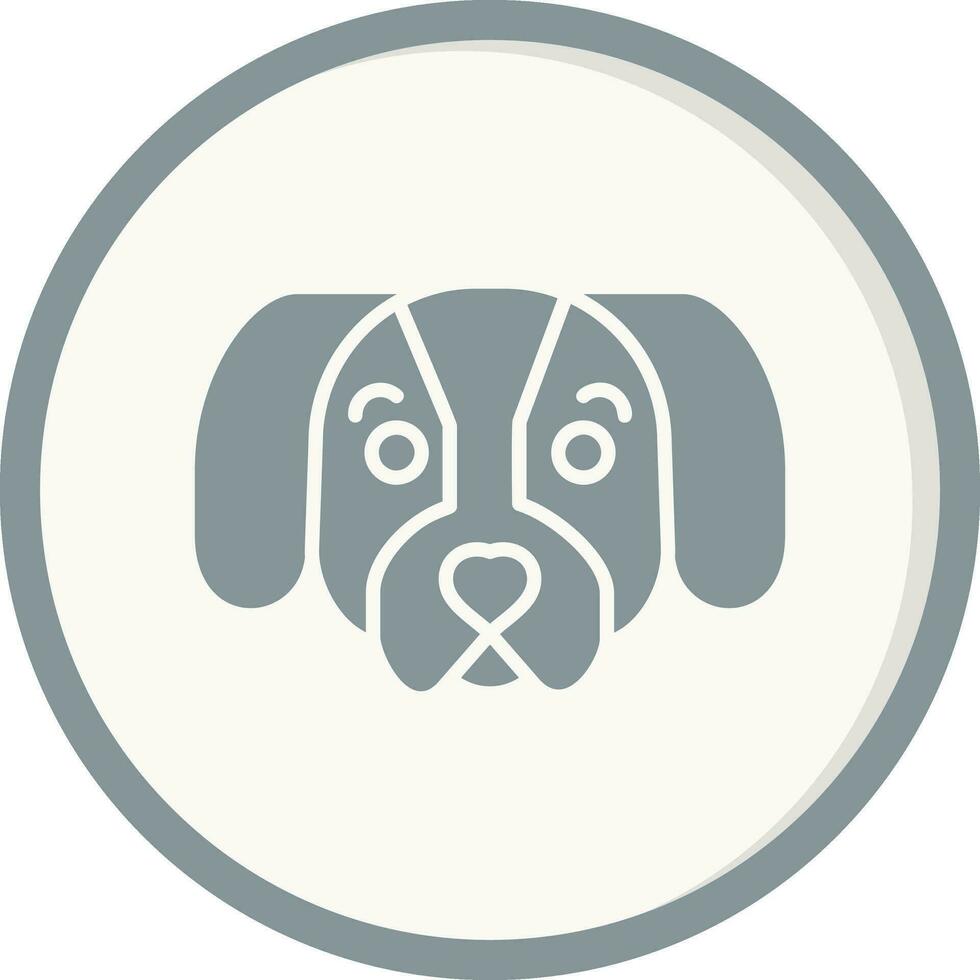 perro tejonero vector icono