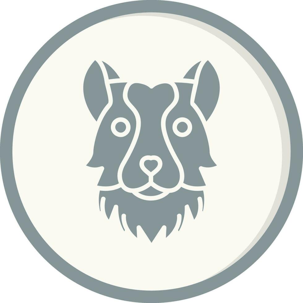 collie vector icono