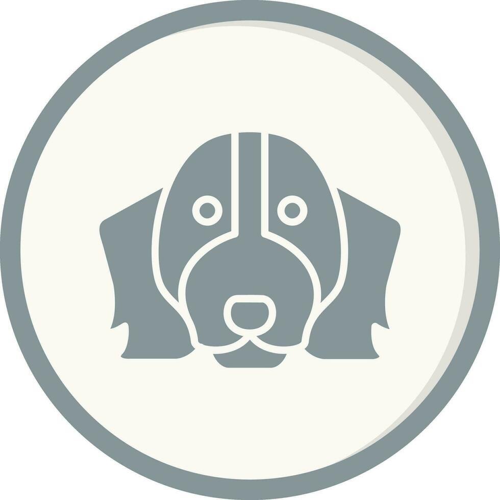 saltador spaniel vector icono