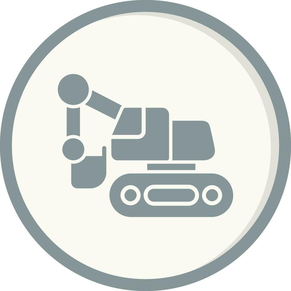 Excavator Vector Icon