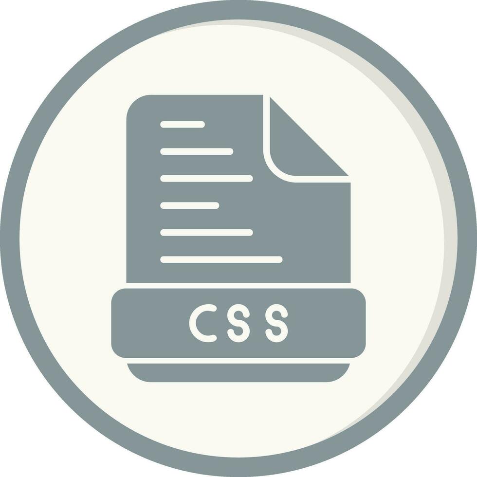 CSS File Vector Icon