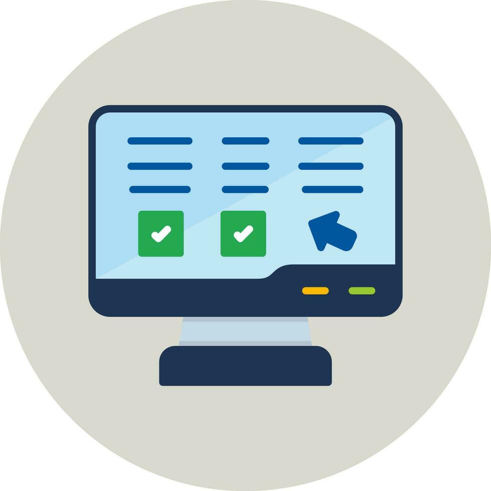 Online Lesson Vector Icon