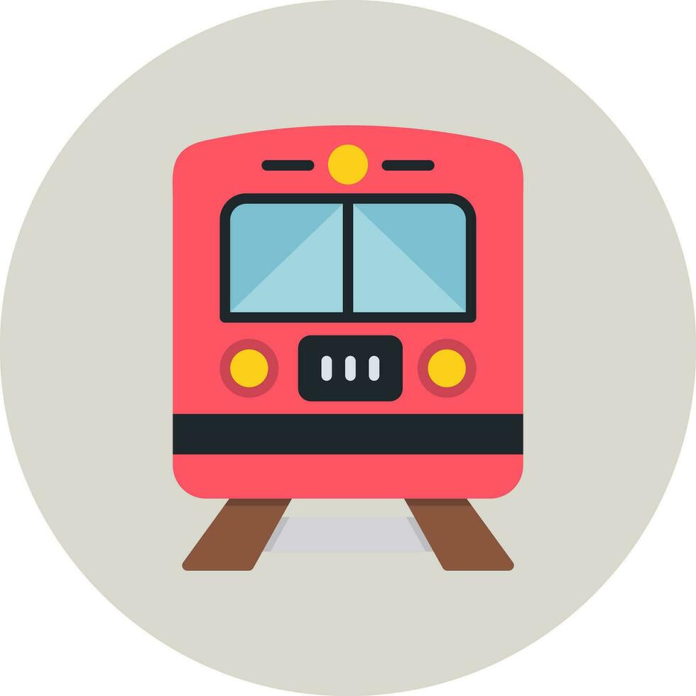 icono de vector de tren