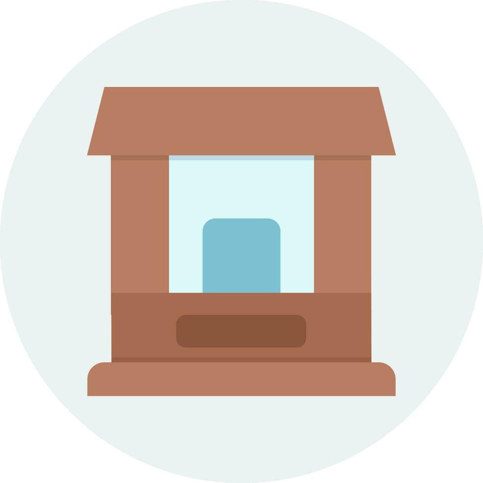 Ticket Window Vector Icon