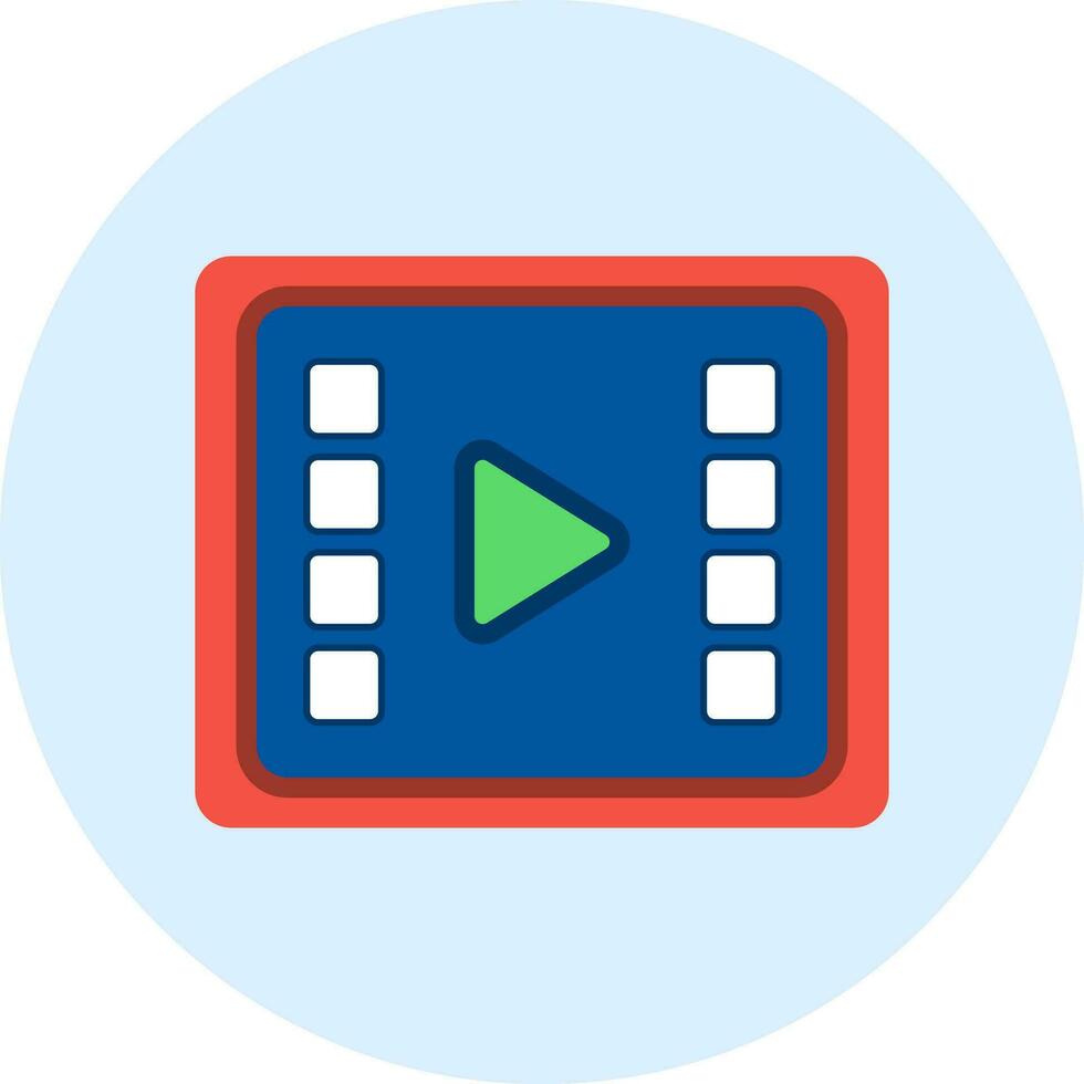 Video Processing Vector Icon