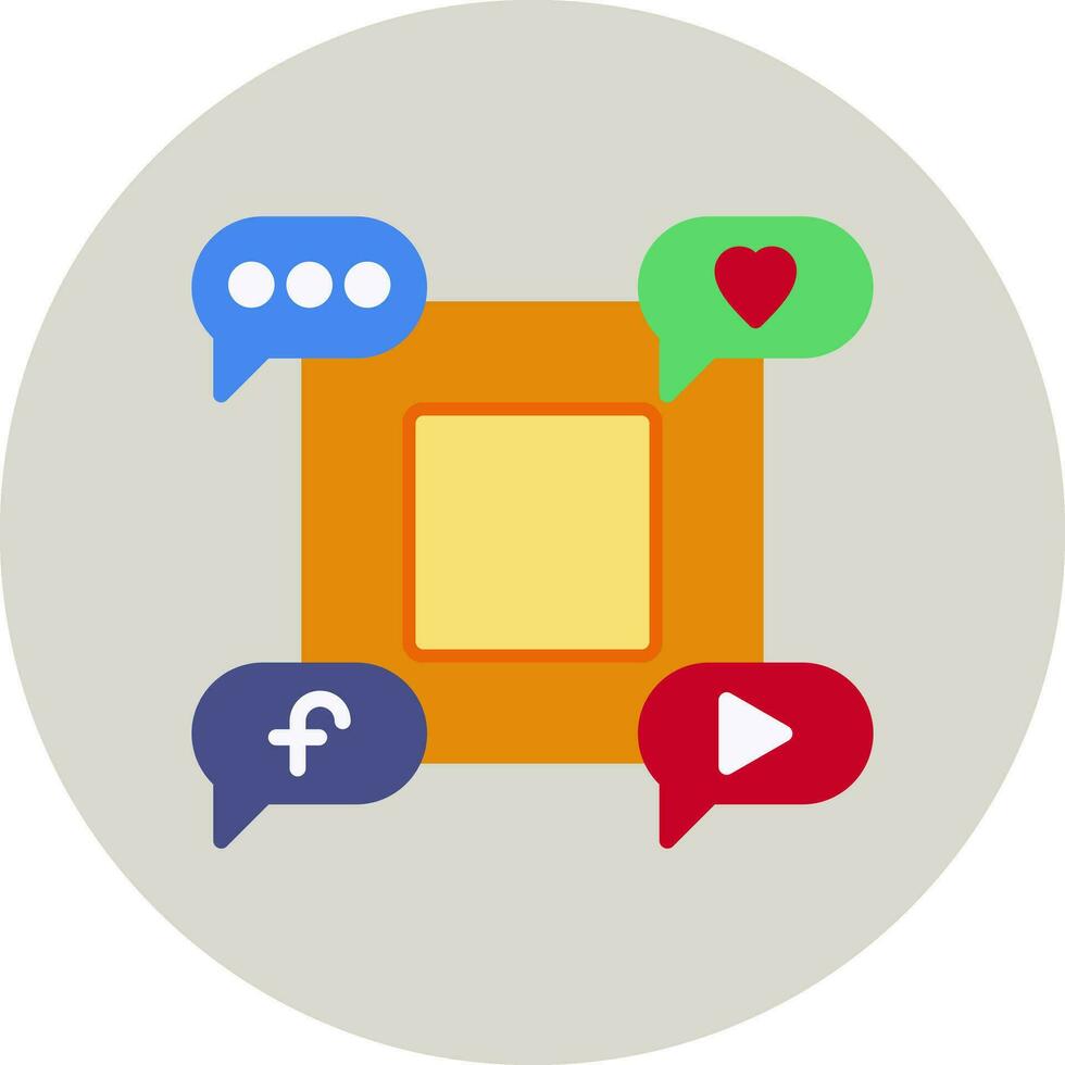 Social Media Vector Icon