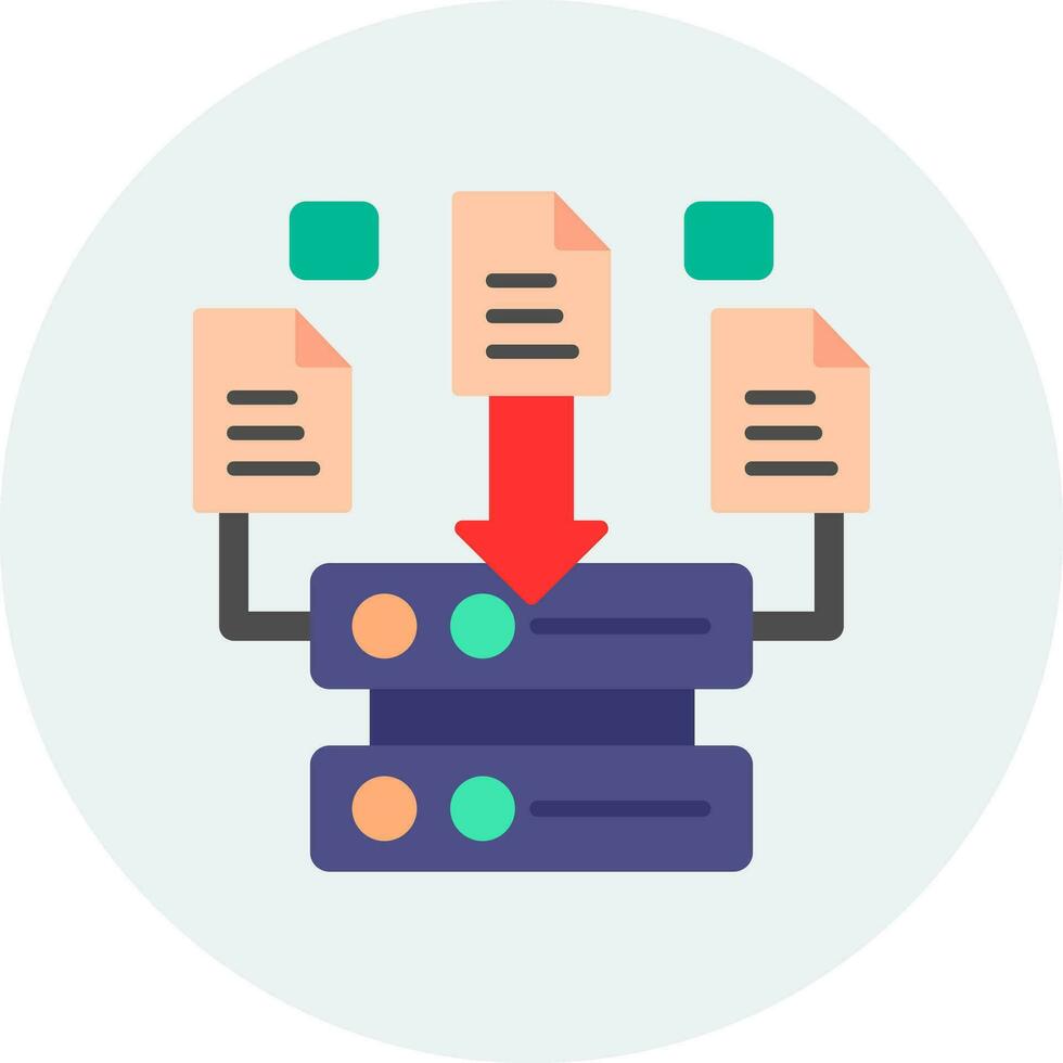 Data Collecting Vector Icon