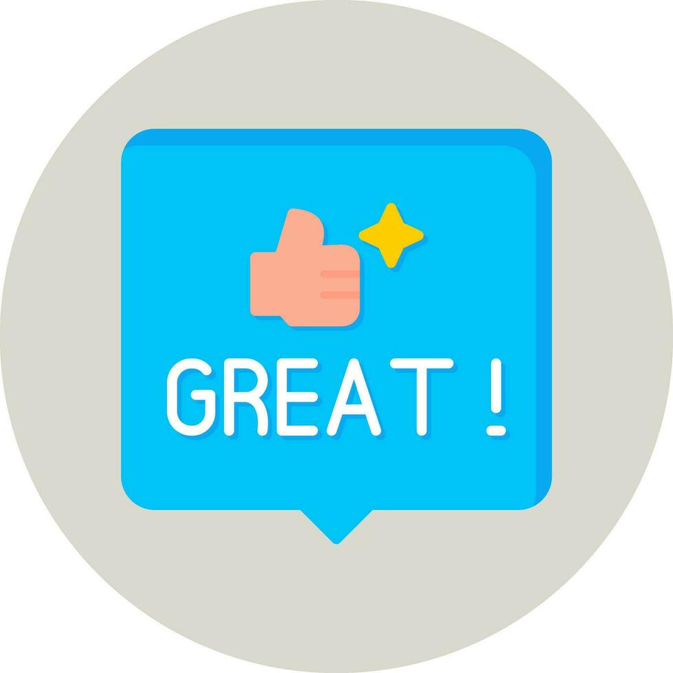 Great Vector Icon