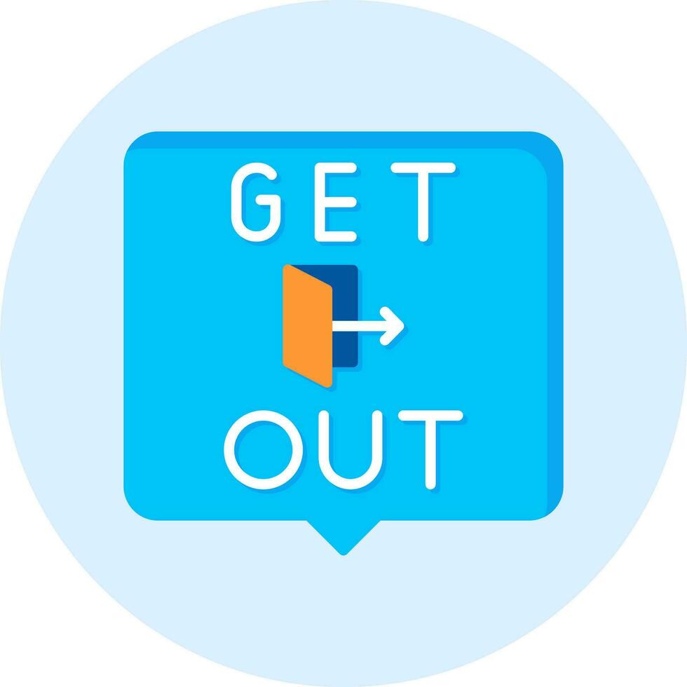 Get Out Vector Icon