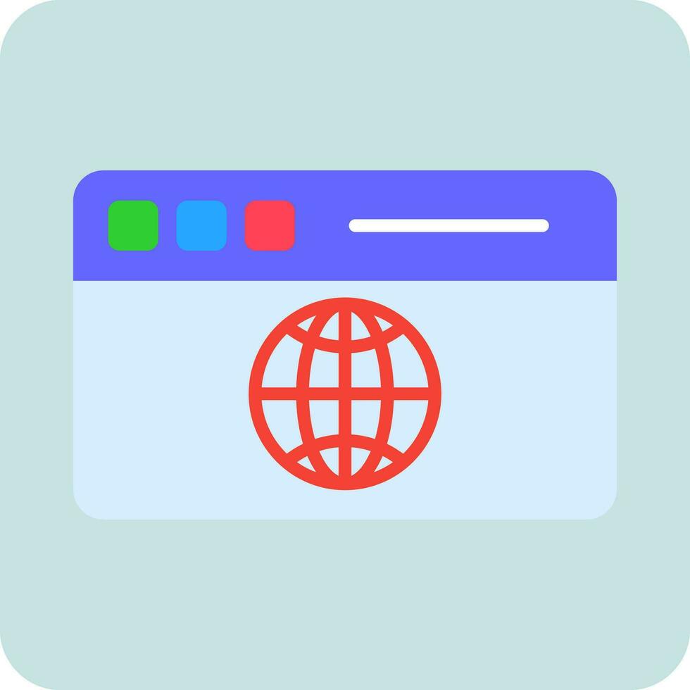 icono de vector de sitio web