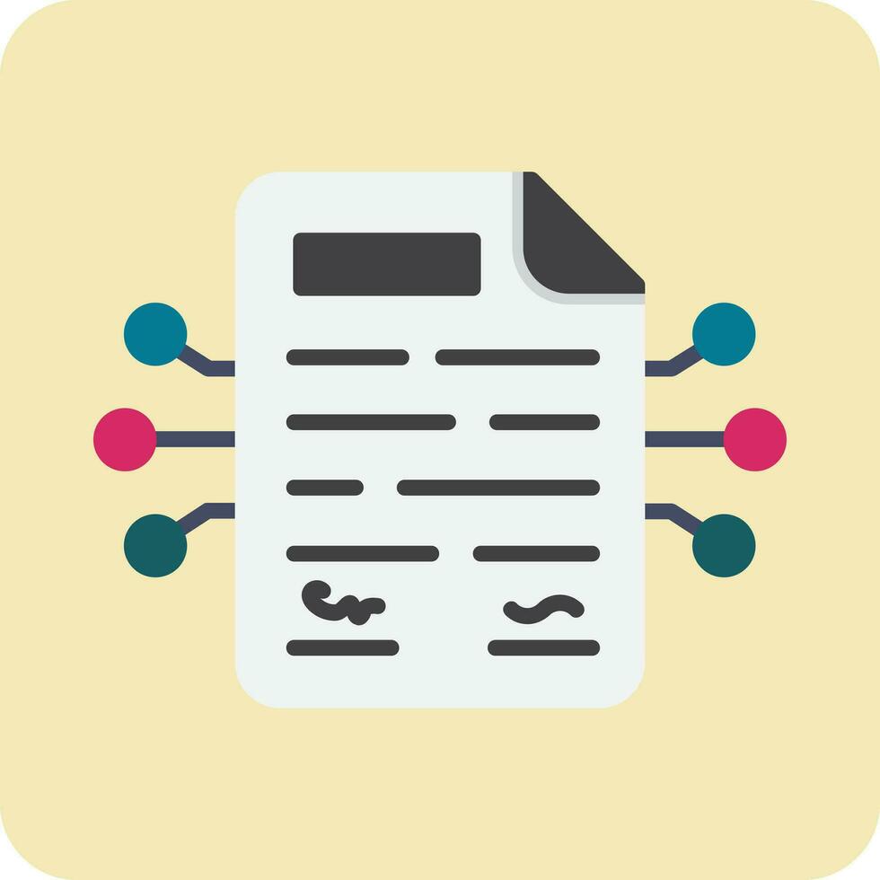 Smart Contracts Vector Icon