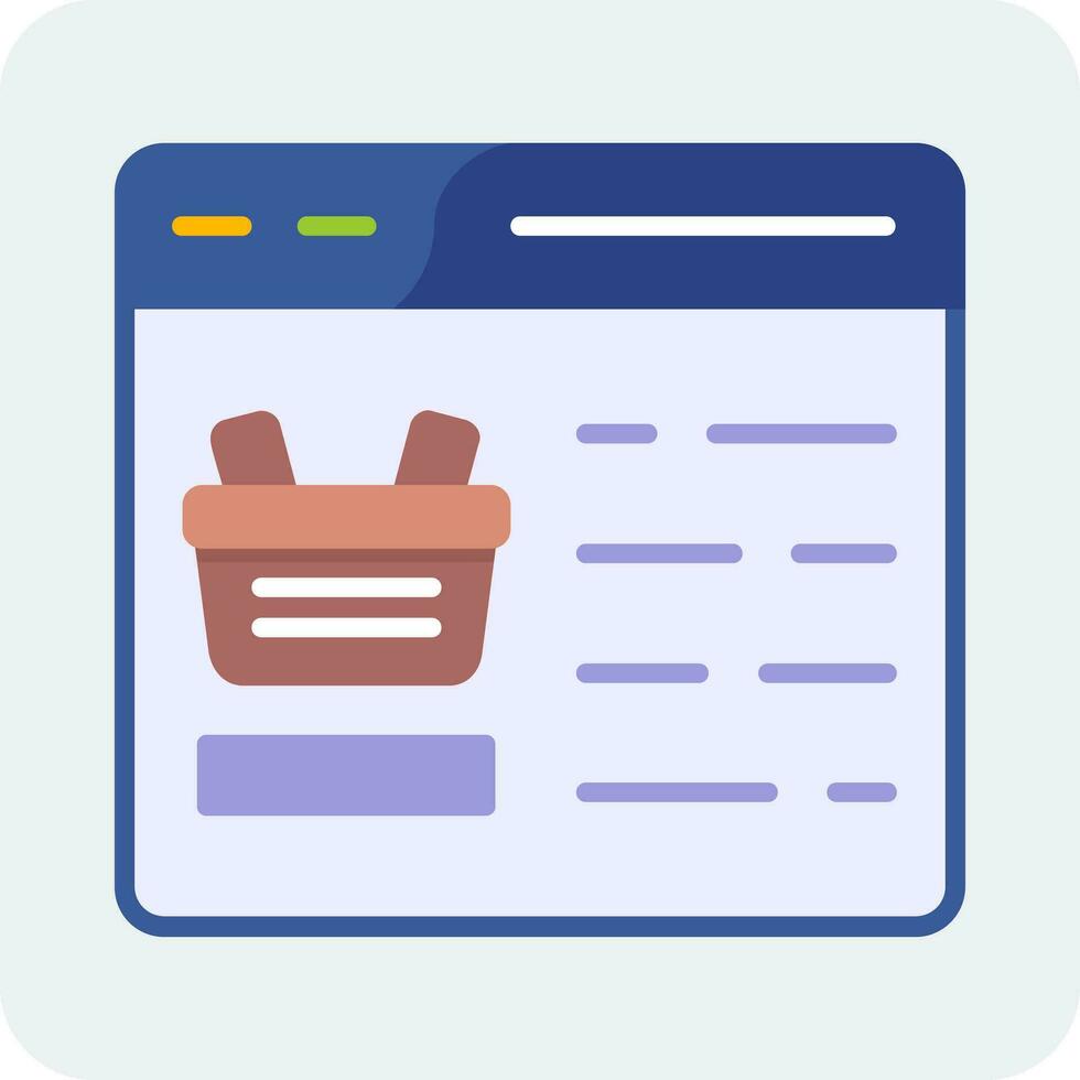 Online Shopping Vector Icon