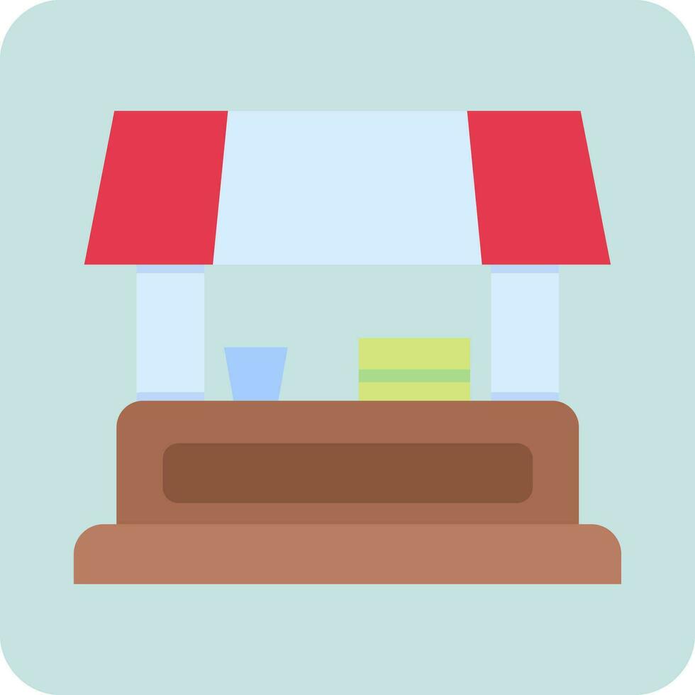 Food Stall Vector Icon