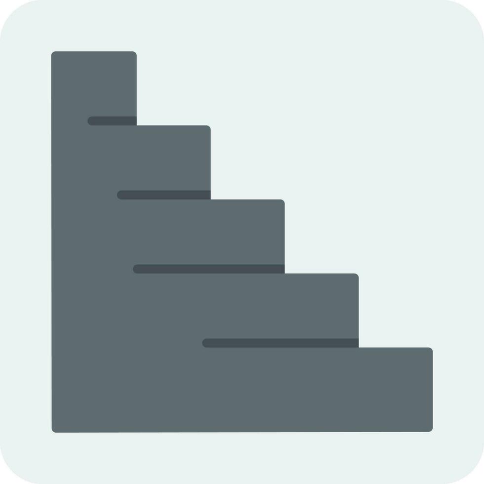 icono de vector de escaleras