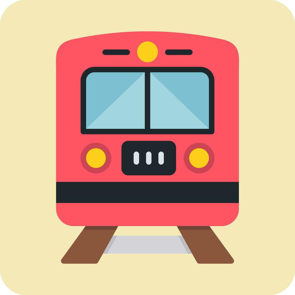 icono de vector de tren